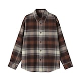 紳士　両面起毛フランネルシャツジャケット