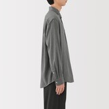 紳士　両面起毛フランネル長袖シャツ（再生コットン）