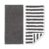 綿　タオル　ハーフハンカチ　２枚組