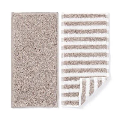 綿　タオル　ハーフハンカチ　２枚組