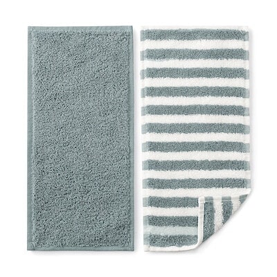 綿　タオル　ハーフハンカチ　２枚組