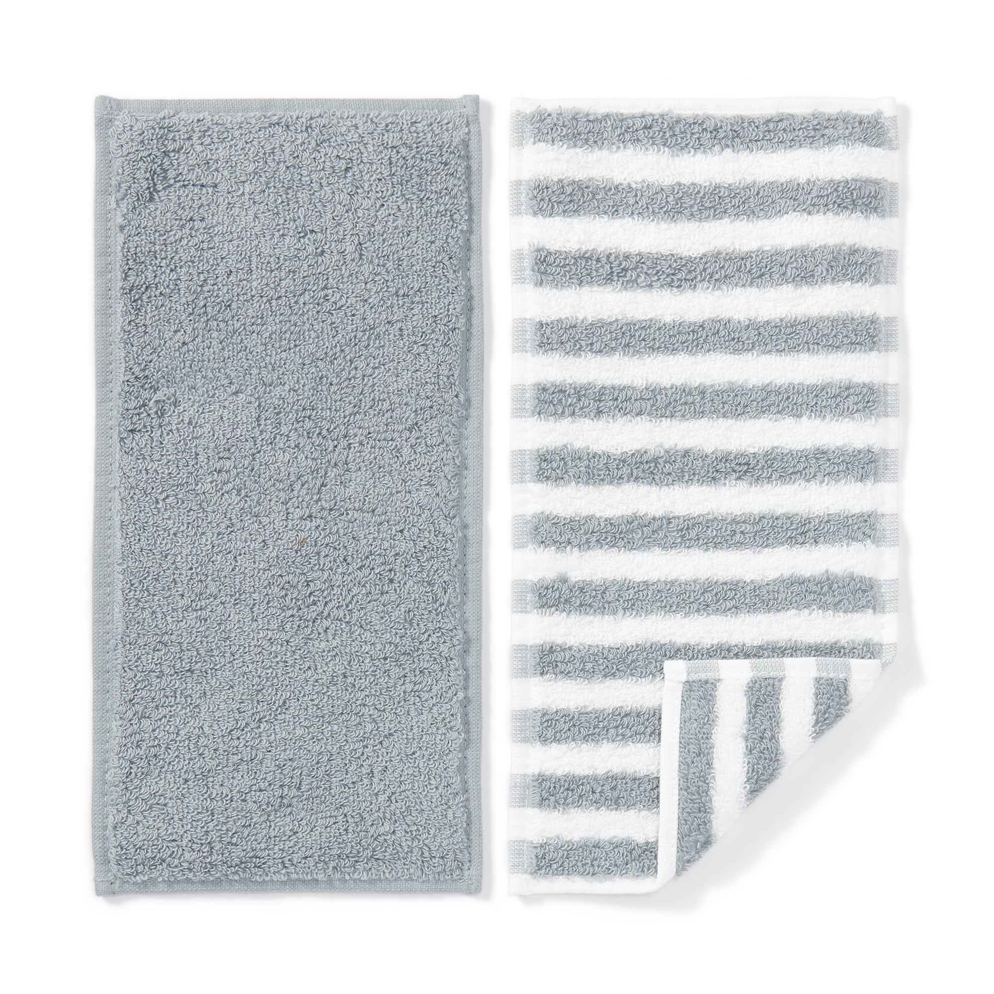 綿　タオル　ハーフハンカチ　２枚組