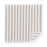 綿　やわらかタオル　ハンカチ（縞）　