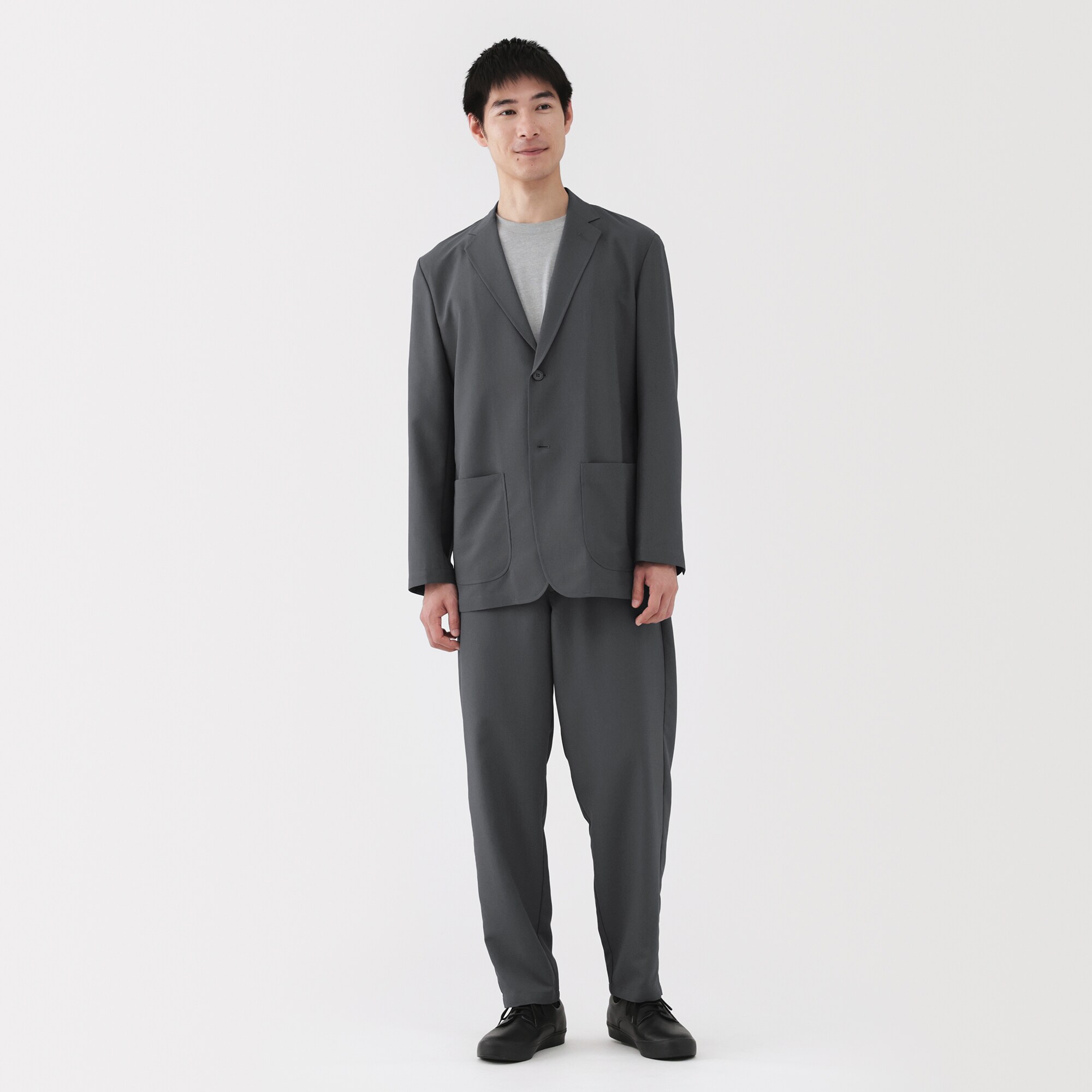 紳士　風を通すストレッチジャケット