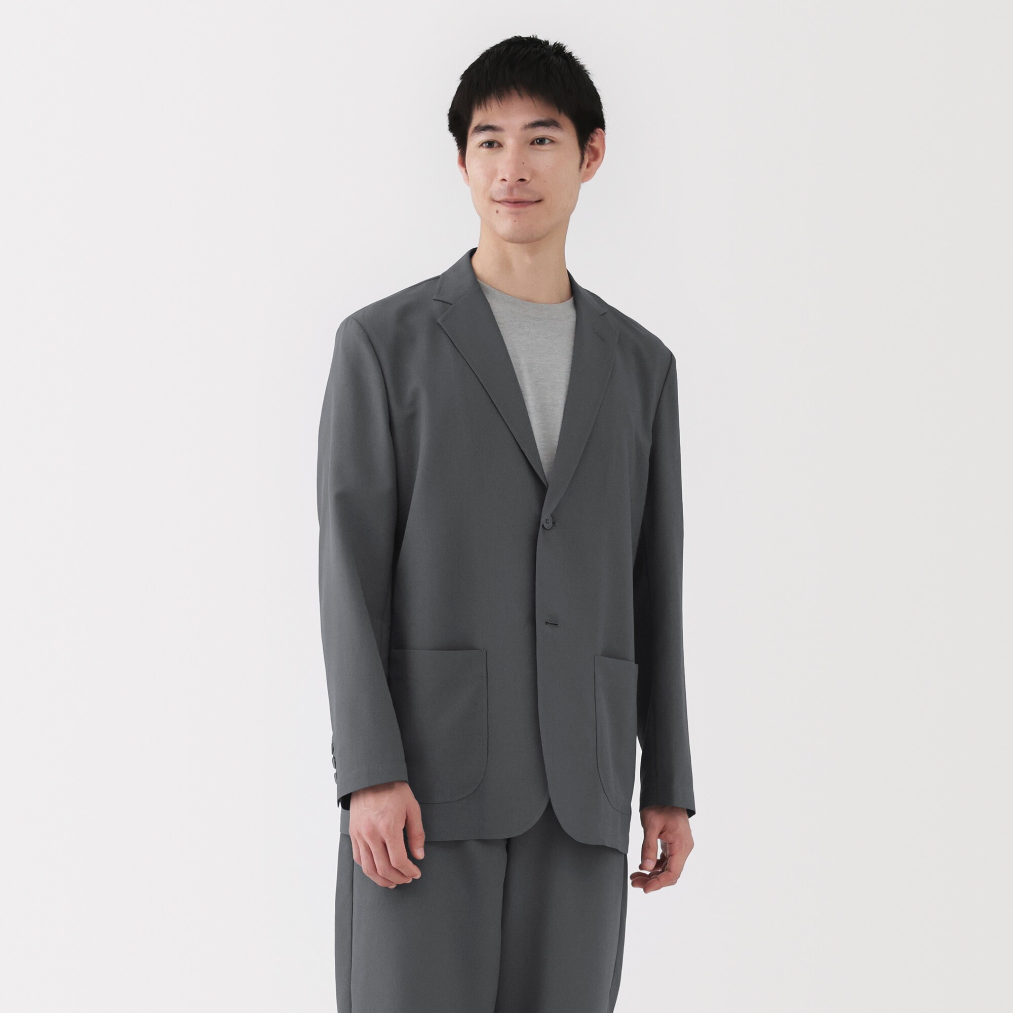 紳士　風を通すストレッチジャケット