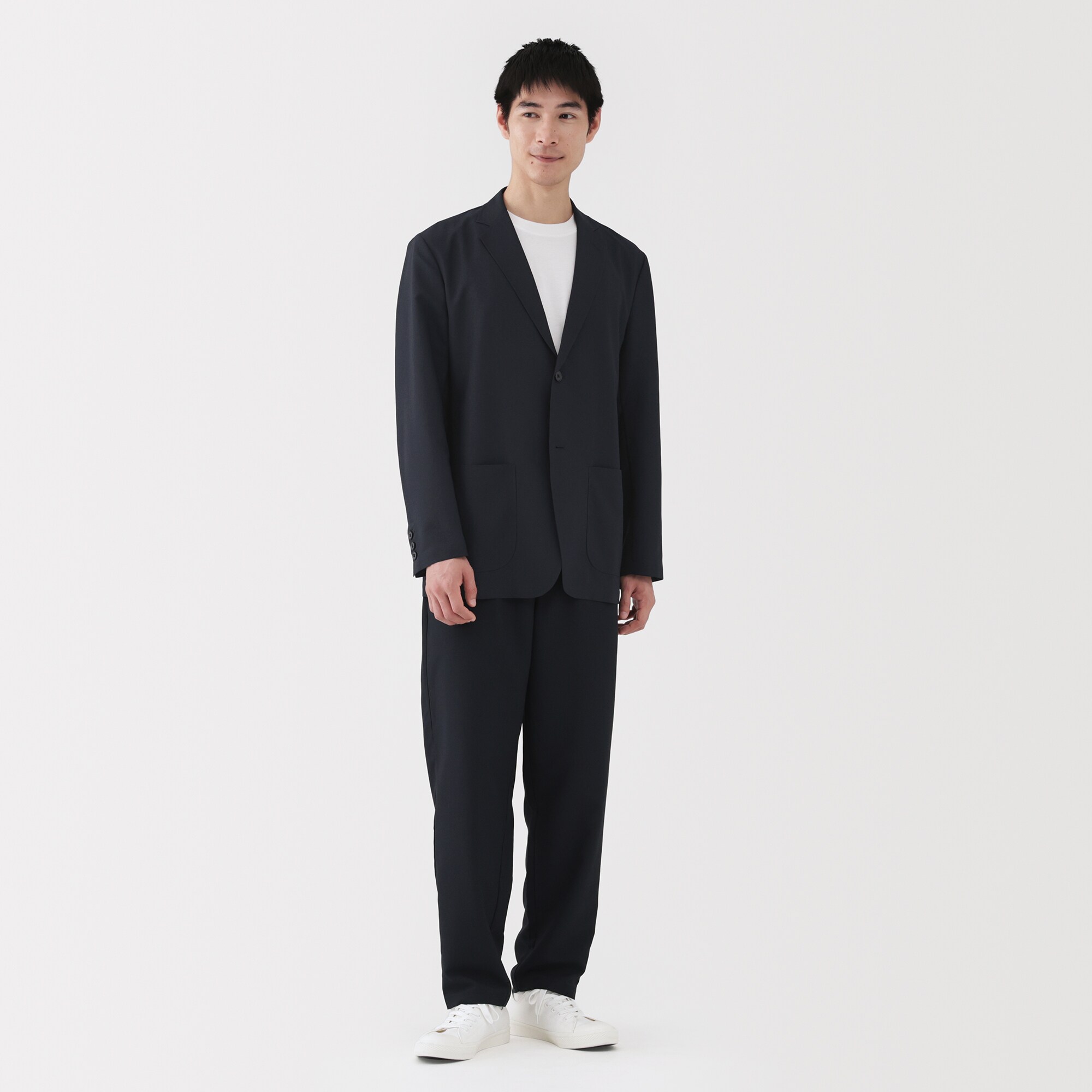 紳士　風を通すストレッチジャケット