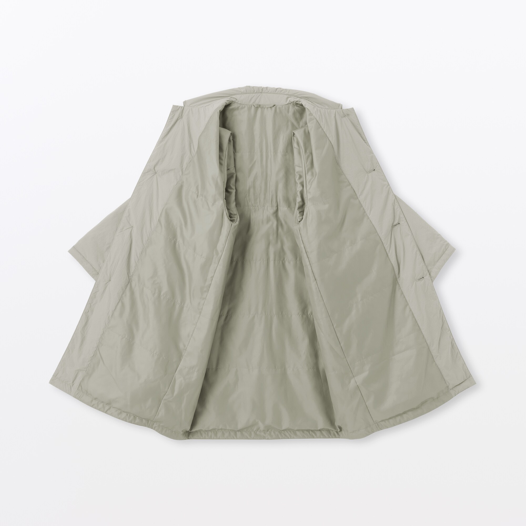 紳士 ふんわり中わた 撥水ステンカラーコート | 無印良品