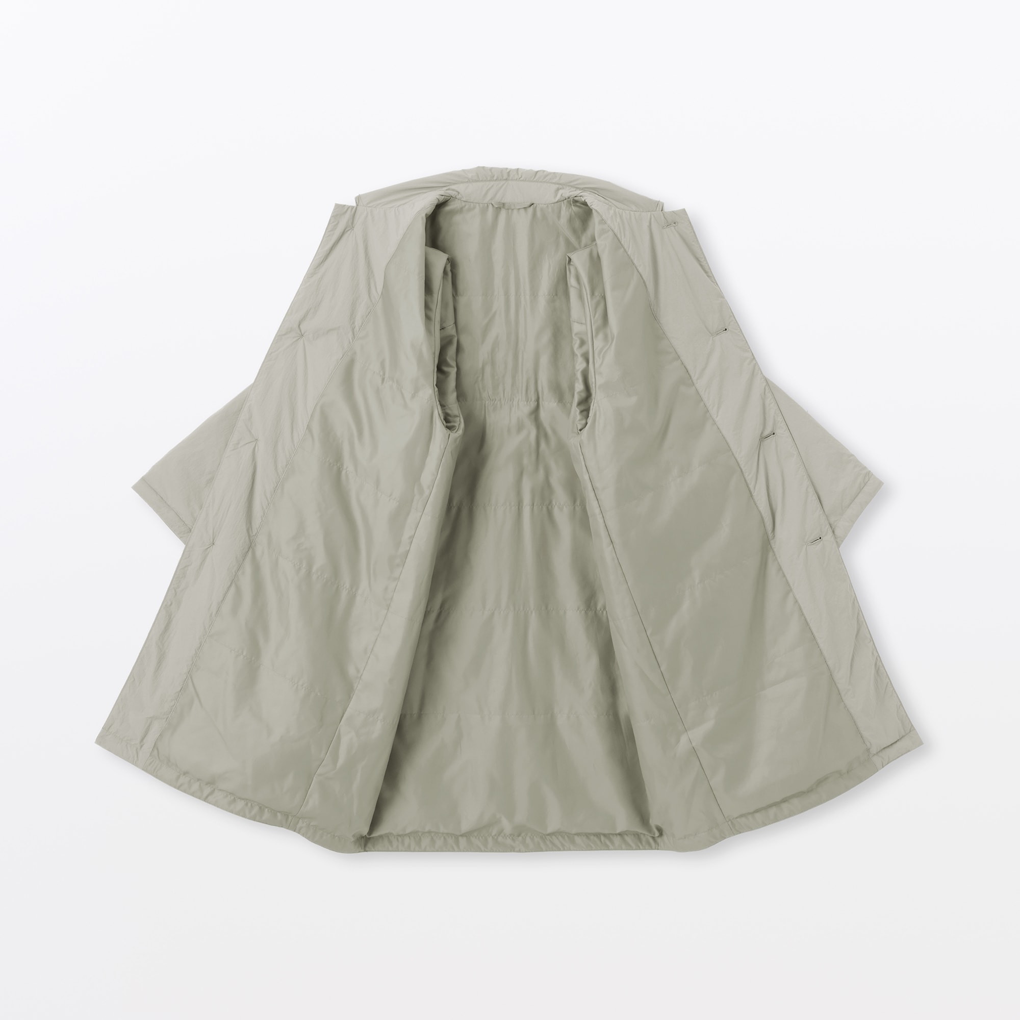 紳士　ふんわり中わた　撥水ステンカラーコート