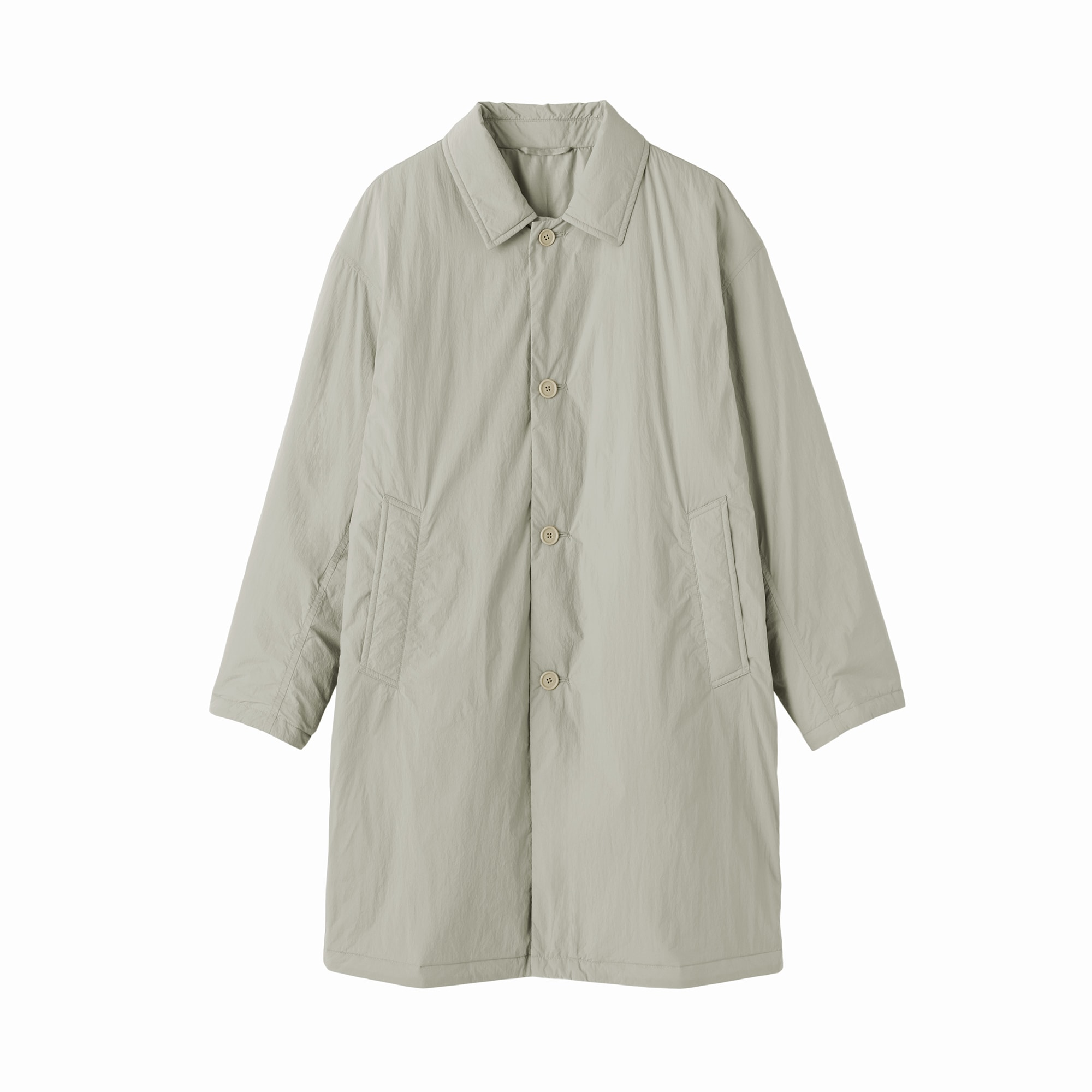 紳士　ふんわり中わた　撥水ステンカラーコート