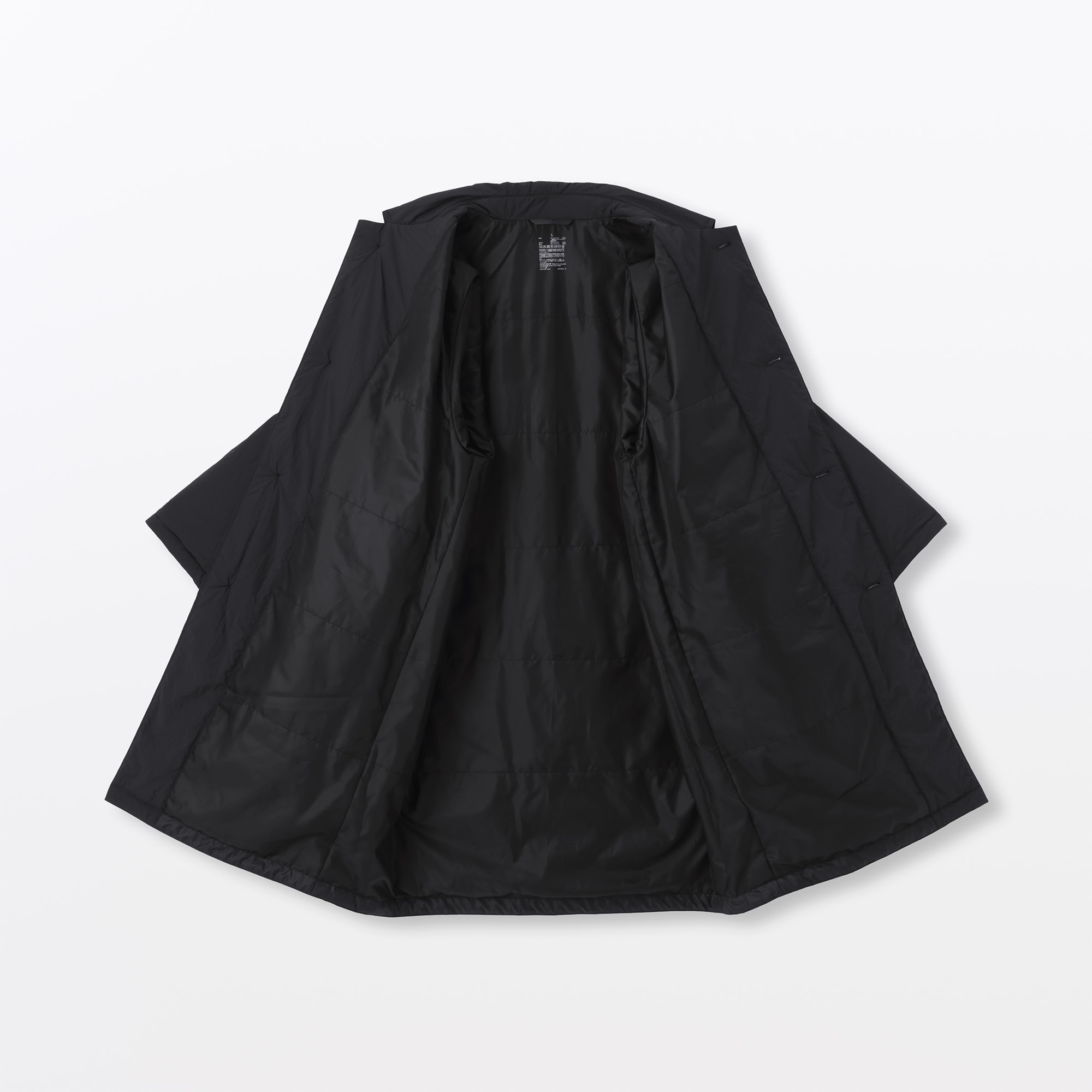 紳士　ふんわり中わた　撥水ステンカラーコート