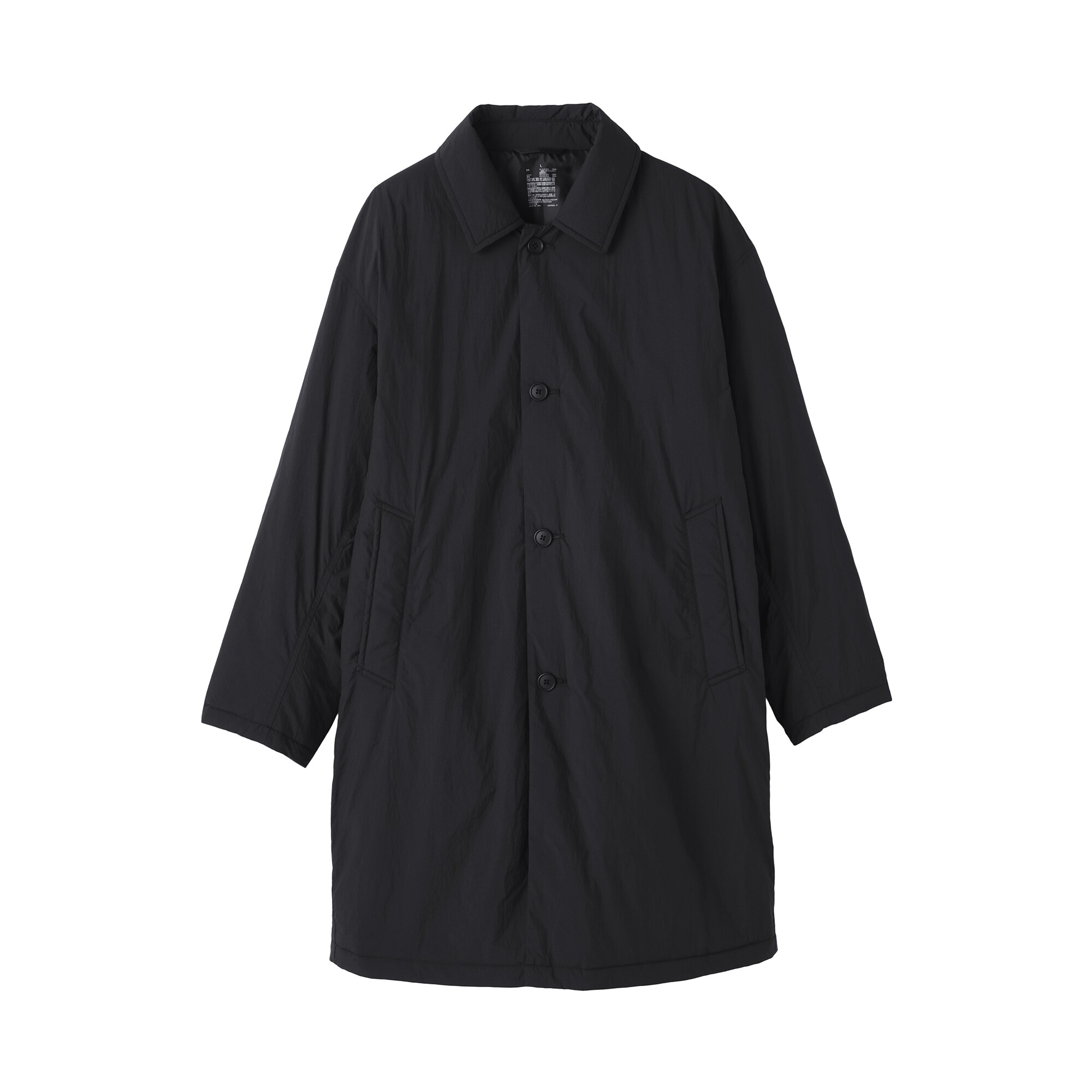 紳士 ふんわり中わた 撥水ステンカラーコート | 無印良品