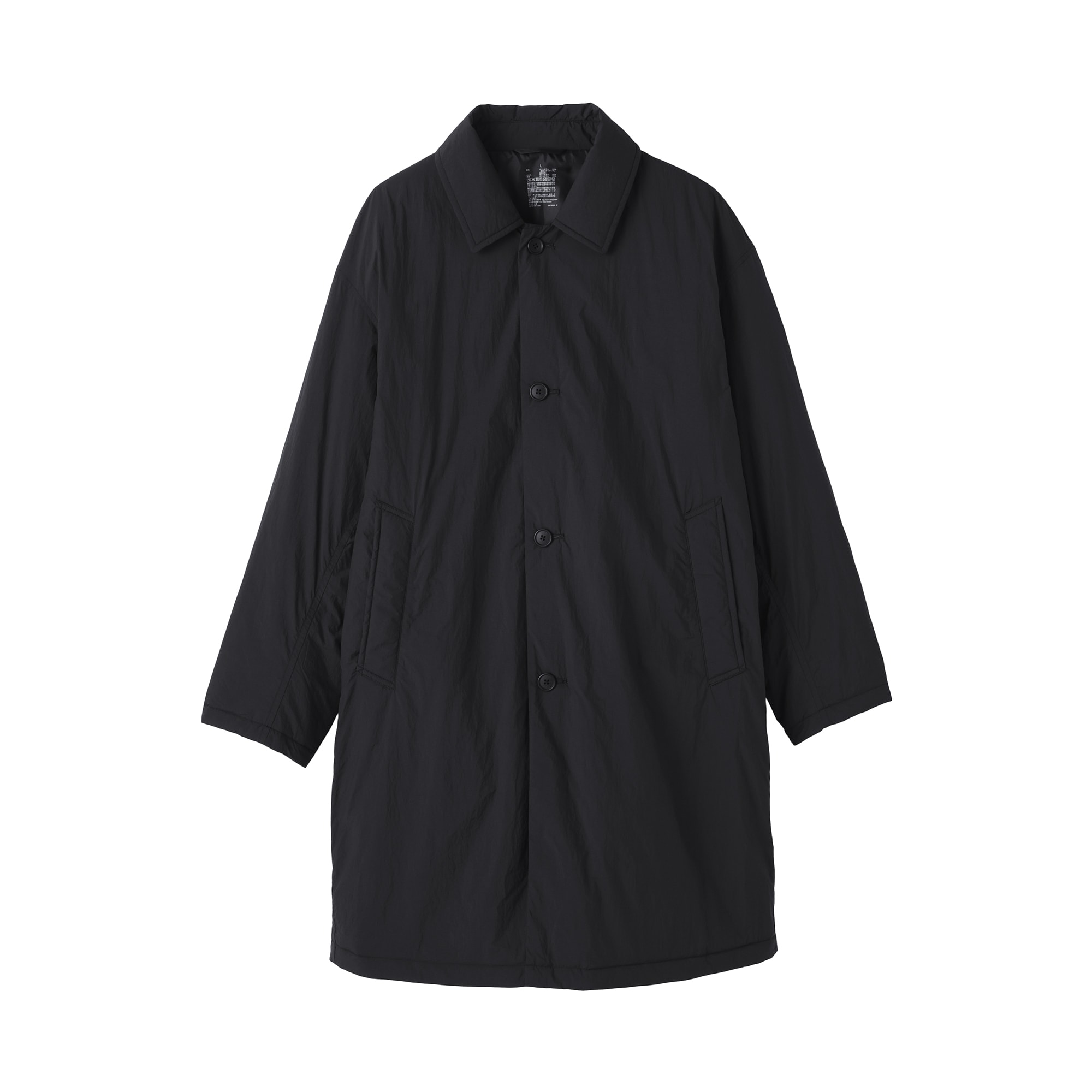 紳士　ふんわり中わた　撥水ステンカラーコート