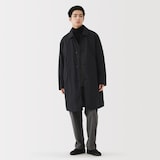 紳士　ふんわり中わた　撥水ステンカラーコート