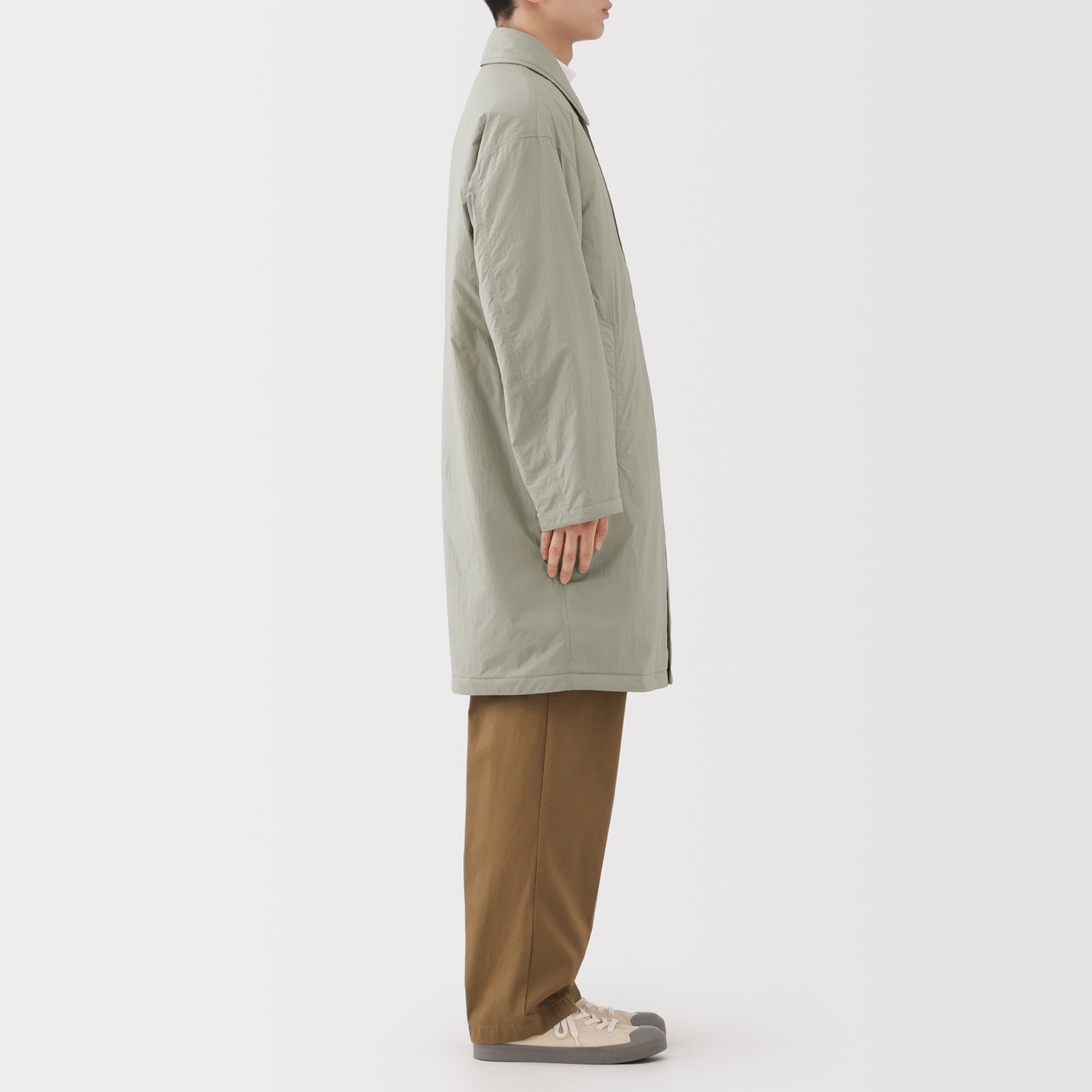【美品】MHL. 中わたジャケット Mサイズ ウール コットン ステンカラー LOOKBOOK SPRING 2025 MHL. | MARGARET HOWELL