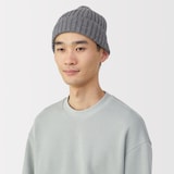 おでこのチクチクを抑えたメリノウール混　ワッチ