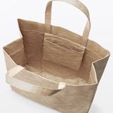 ペーパーライクトートバッグ　内ポケット付き