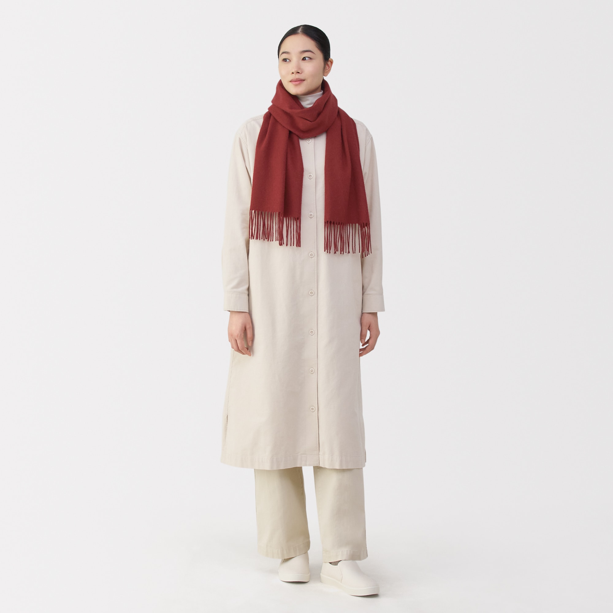 ふっくらウール　マフラー