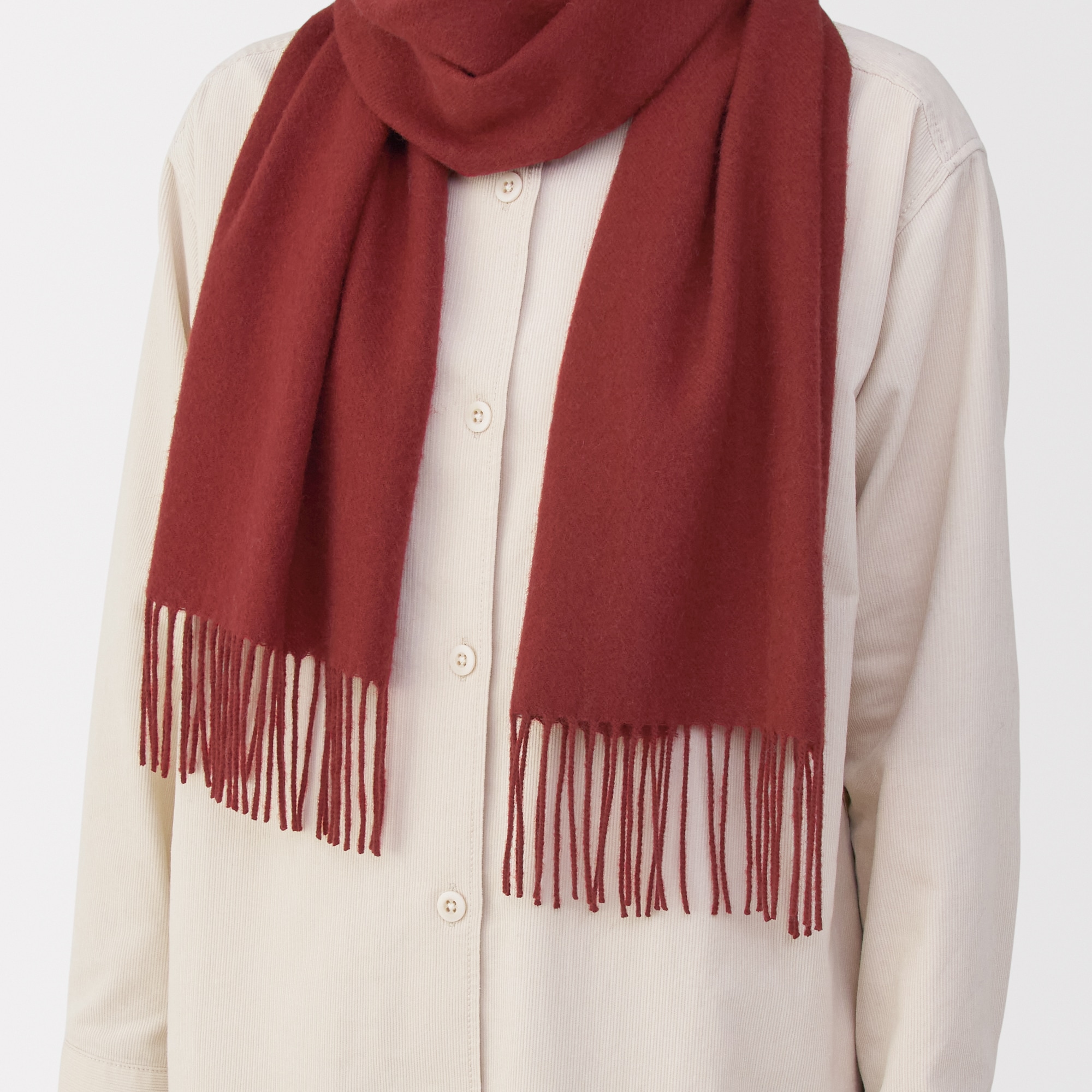 ふっくらウール　マフラー