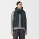 ふっくらウール　大判ストール（薄手）