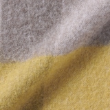 ふっくらウール　大判ストール（チェック）