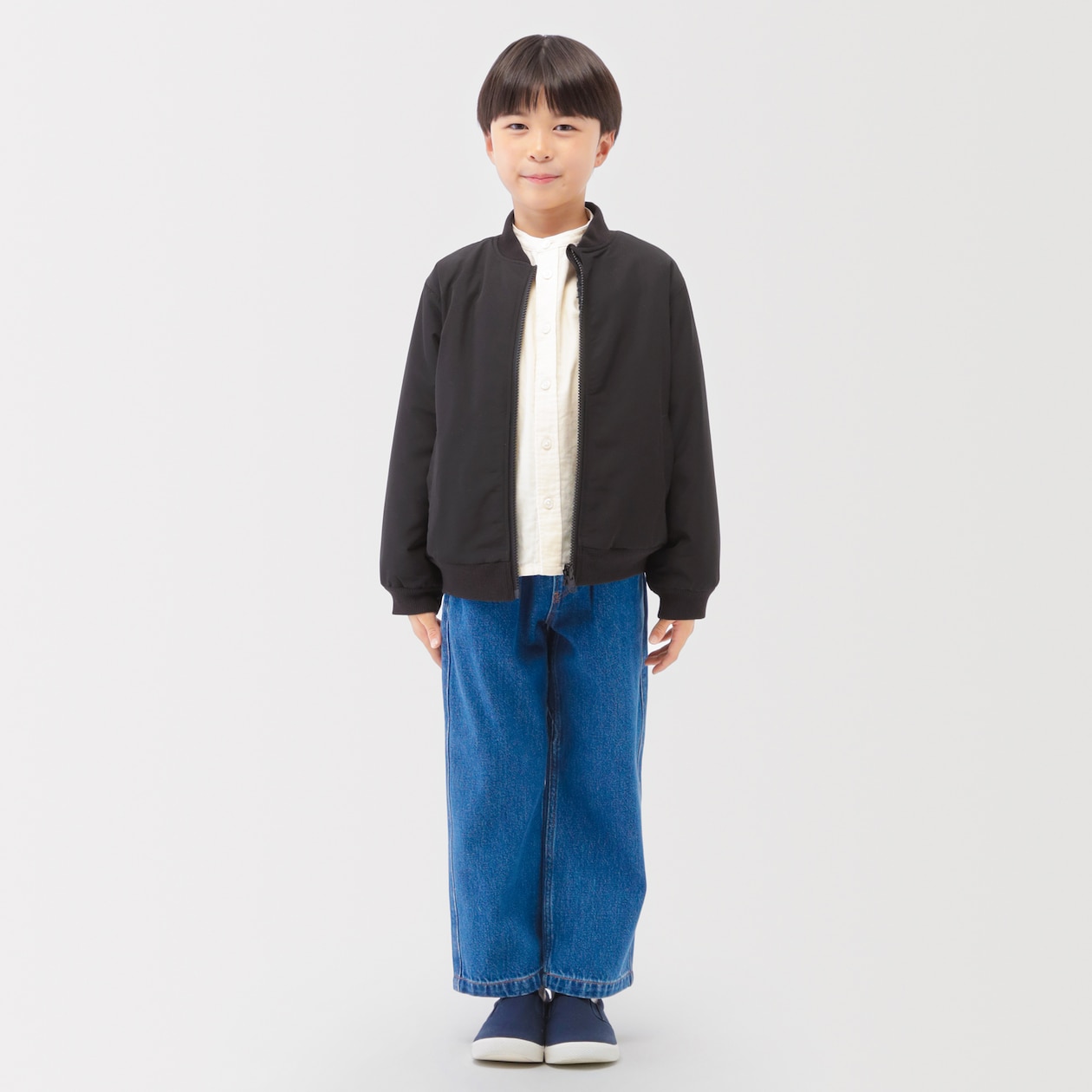 キッズ　撥水リバーシブルジャケット（ボアフリース）