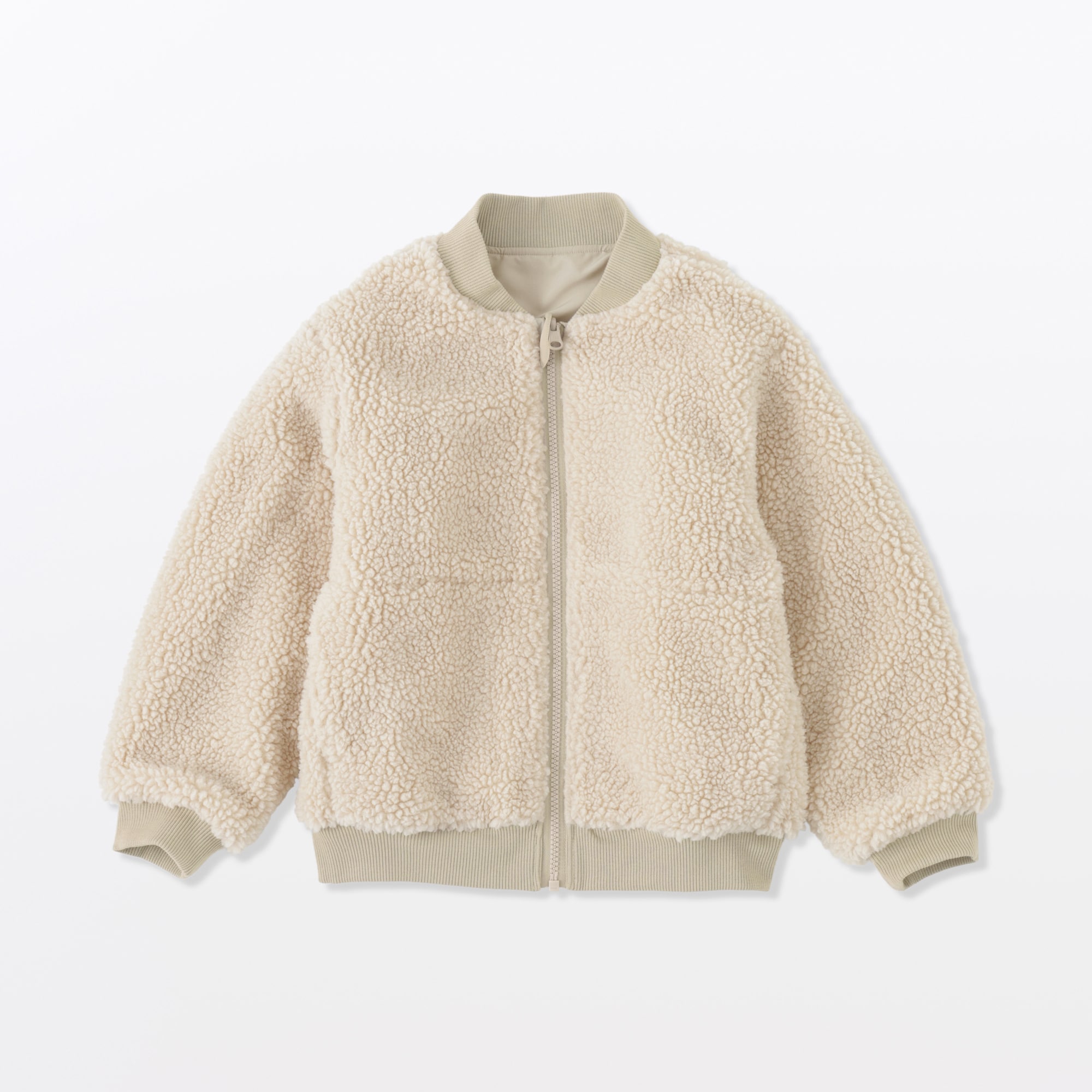 キッズ 撥水リバーシブルジャケット（ボアフリース） | 無印良品