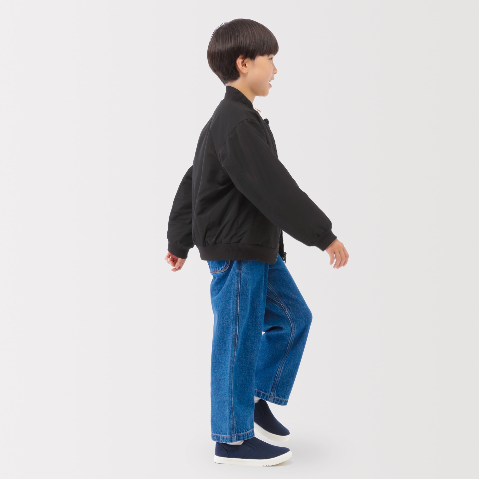 キッズ　撥水リバーシブルジャケット（ボアフリース）