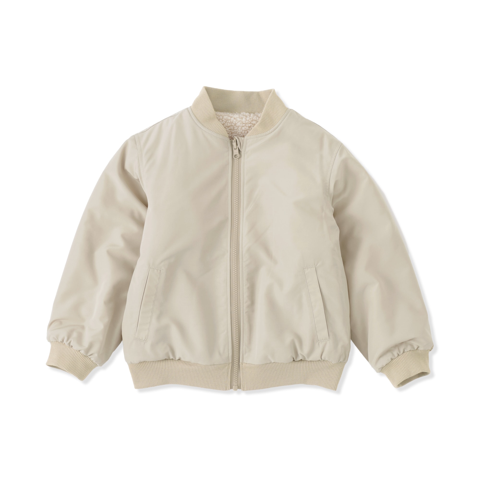 キッズ　撥水リバーシブルジャケット（ボアフリース）