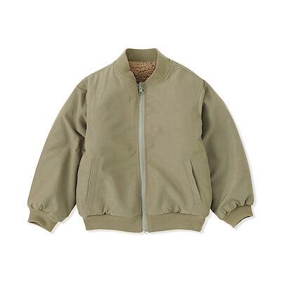 キッズ　撥水リバーシブルジャケット（ボアフリース）