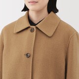 婦人　ウール混　ダブルフェイスショートコート