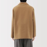 婦人　ウール混　ダブルフェイスショートコート