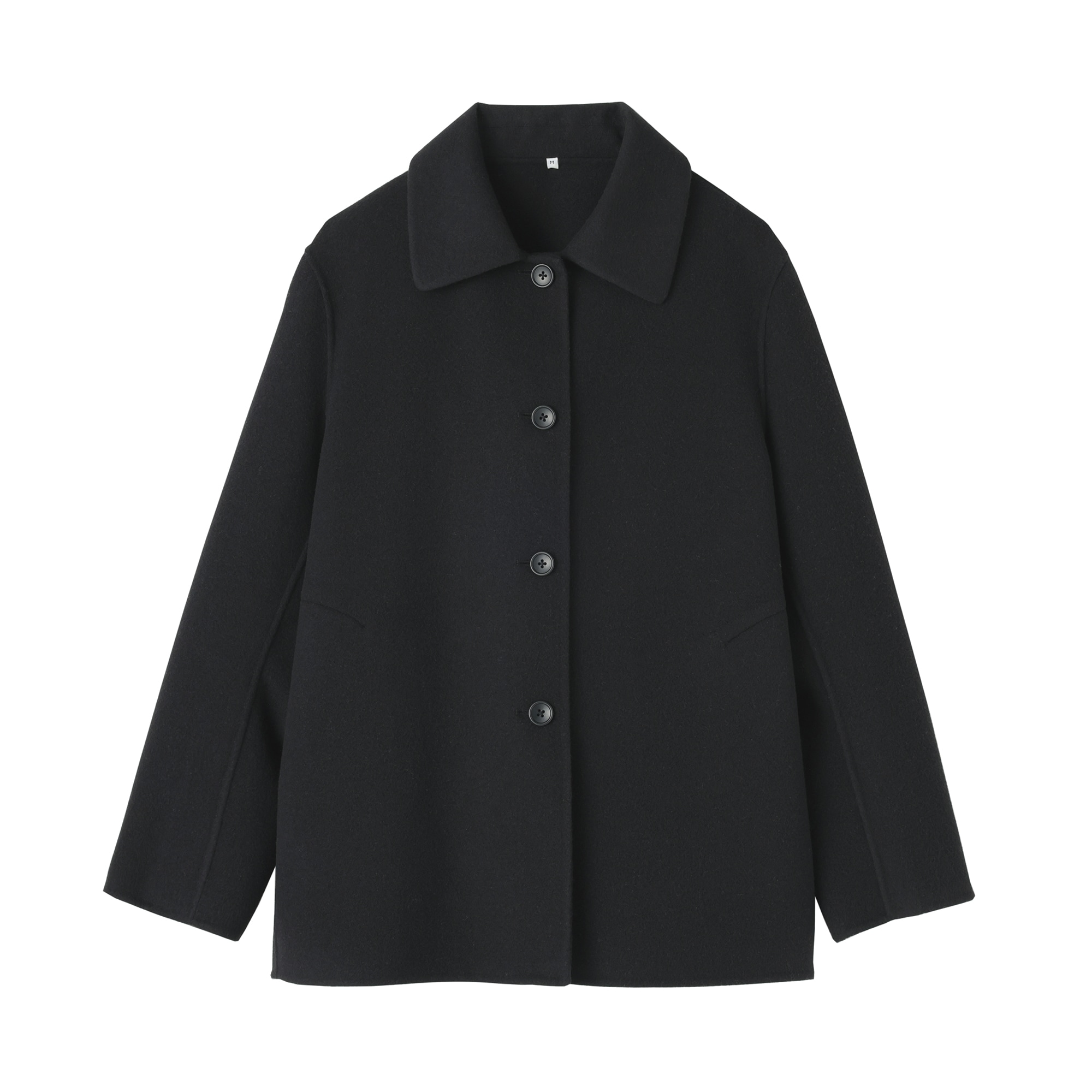 婦人 ウール混 ダブルフェイスショートコート | 無印良品