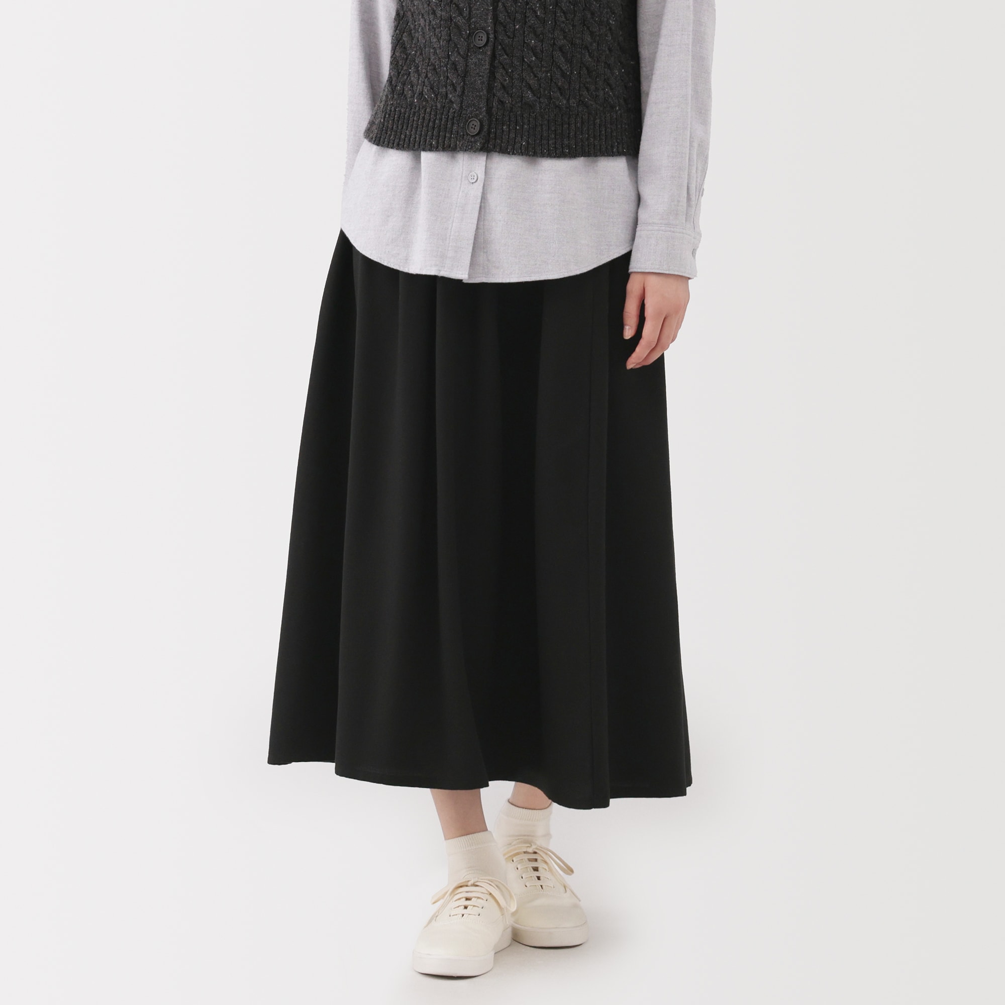 婦人 起毛タックスカート | 無印良品