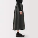 婦人　起毛タックスカート