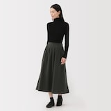 婦人　起毛タックスカート