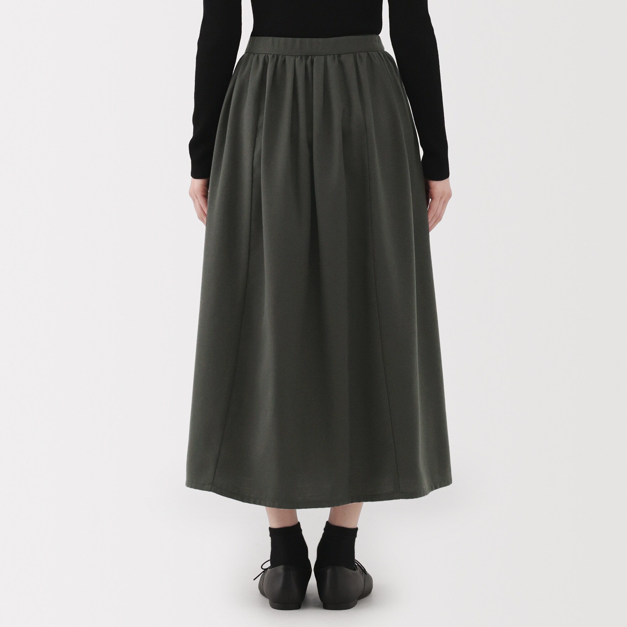 婦人　起毛タックスカート