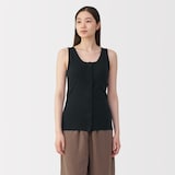 婦人　前開きカップ入りタンクトップ