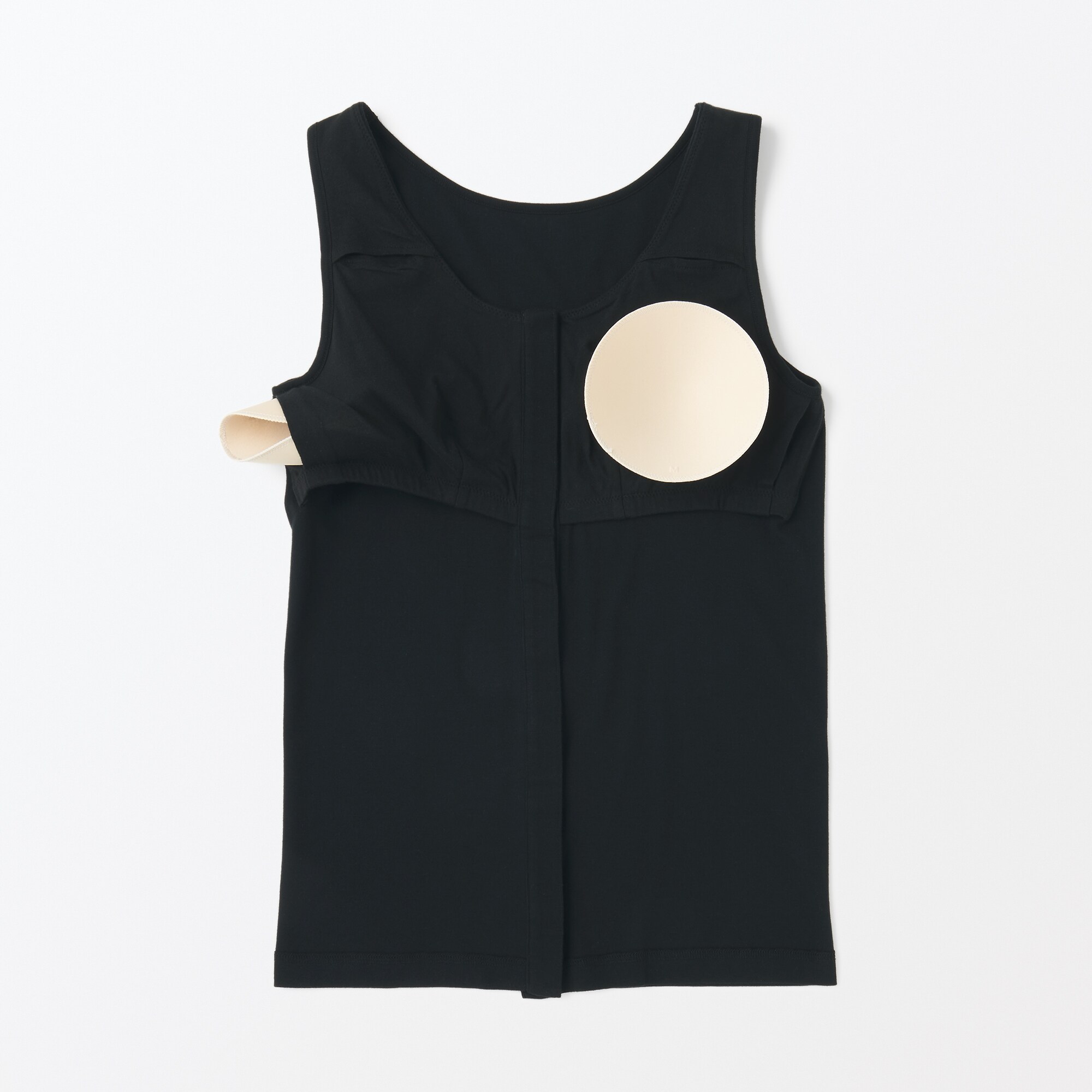 婦人　前開きカップ入りタンクトップ