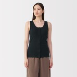 婦人　前開きカップ入りタンクトップ