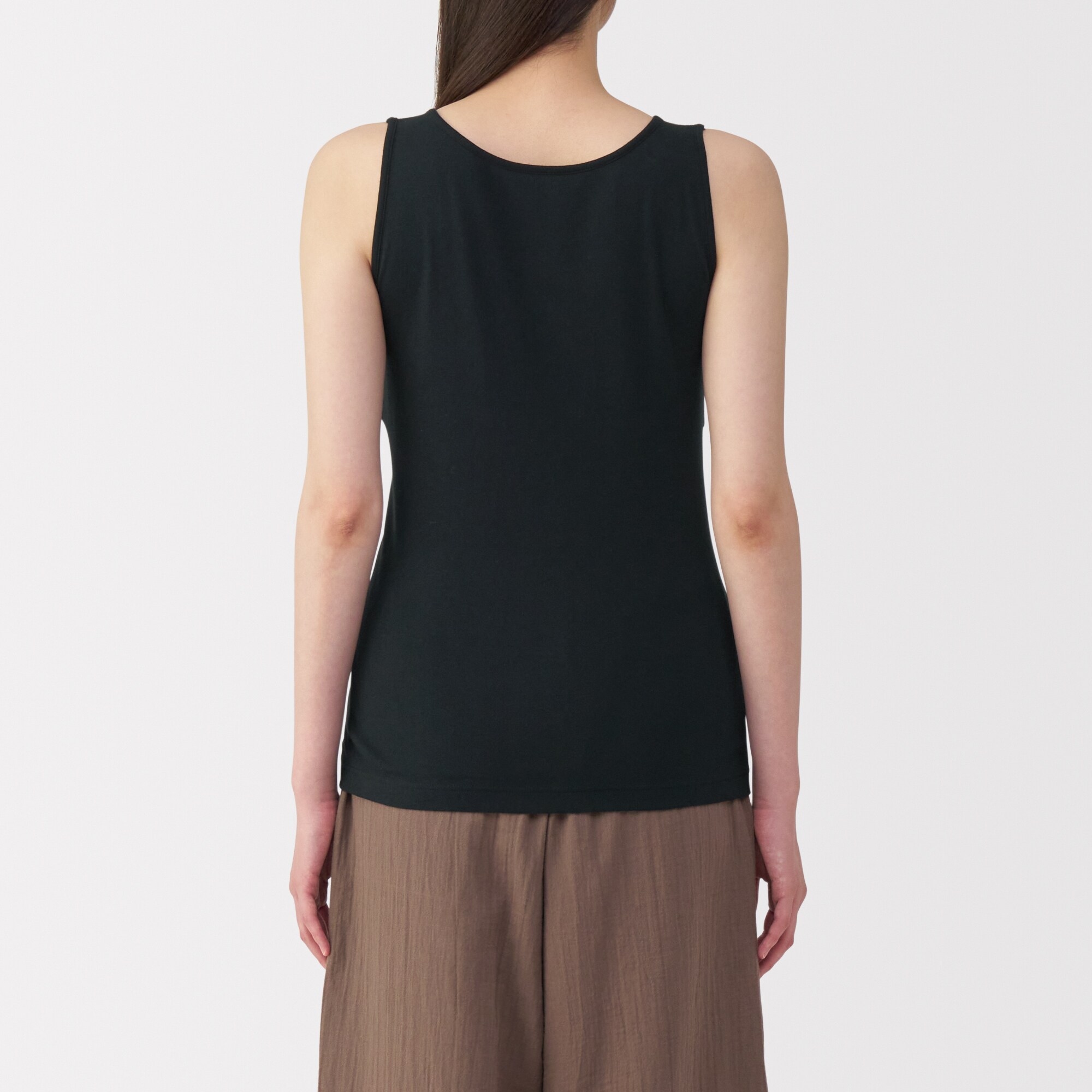 婦人　前開きカップ入りタンクトップ