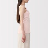 婦人　前開きカップ入りタンクトップ