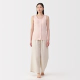 婦人　前開きカップ入りタンクトップ