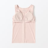 婦人　前開きカップ入りタンクトップ