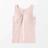 婦人　前開きカップ入りタンクトップ