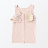 婦人　前開きカップ入りタンクトップ