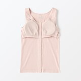 婦人　前開きカップ入りタンクトップ