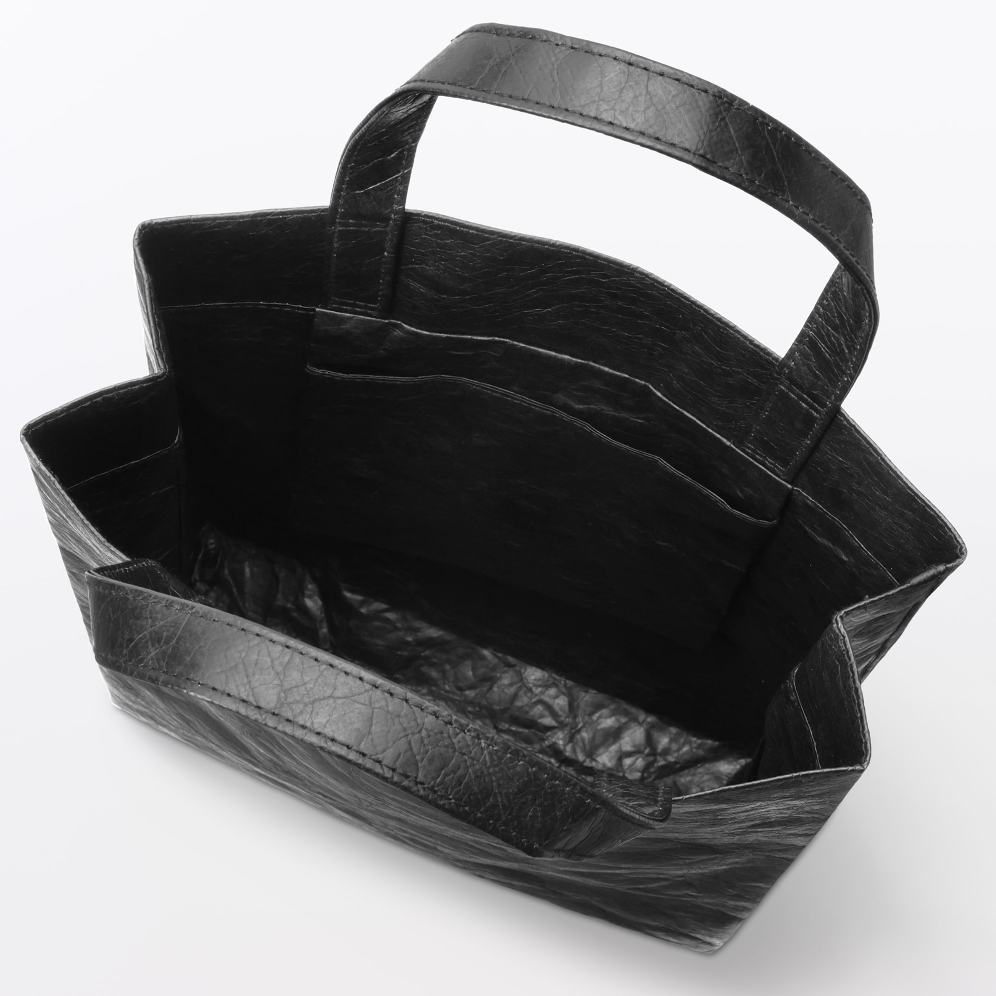 ペーパーライクトートバッグ　内ポケット付き