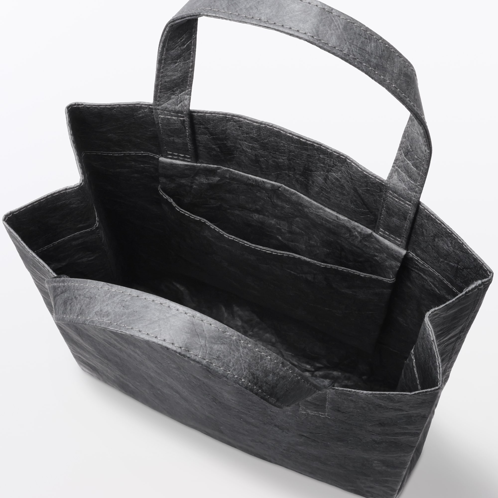 ペーパーライクトートバッグ　内ポケット付き