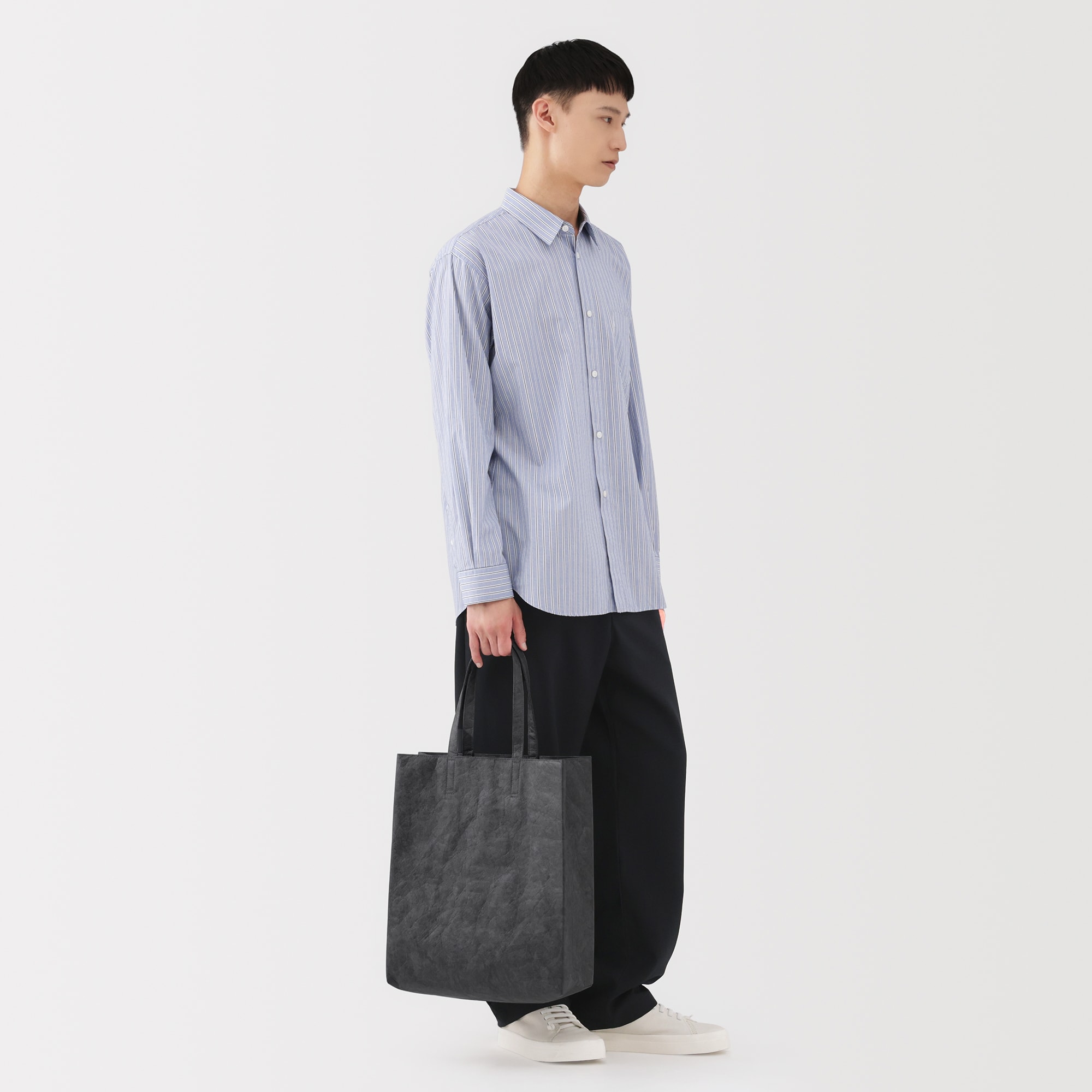 ペーパーライクトートバッグ　内ポケット付き