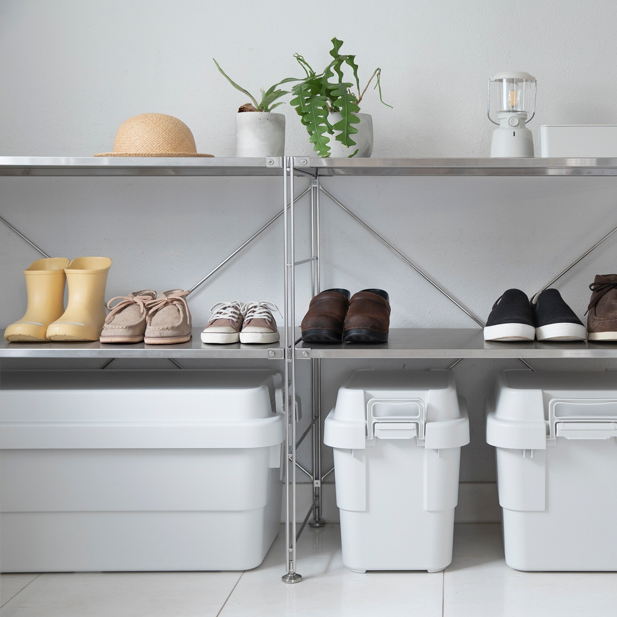 【宅送】再生ポリプロピレン入り　頑丈収納ボックス　特大